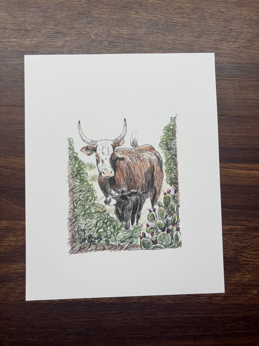 Mama Print by Levi Myers