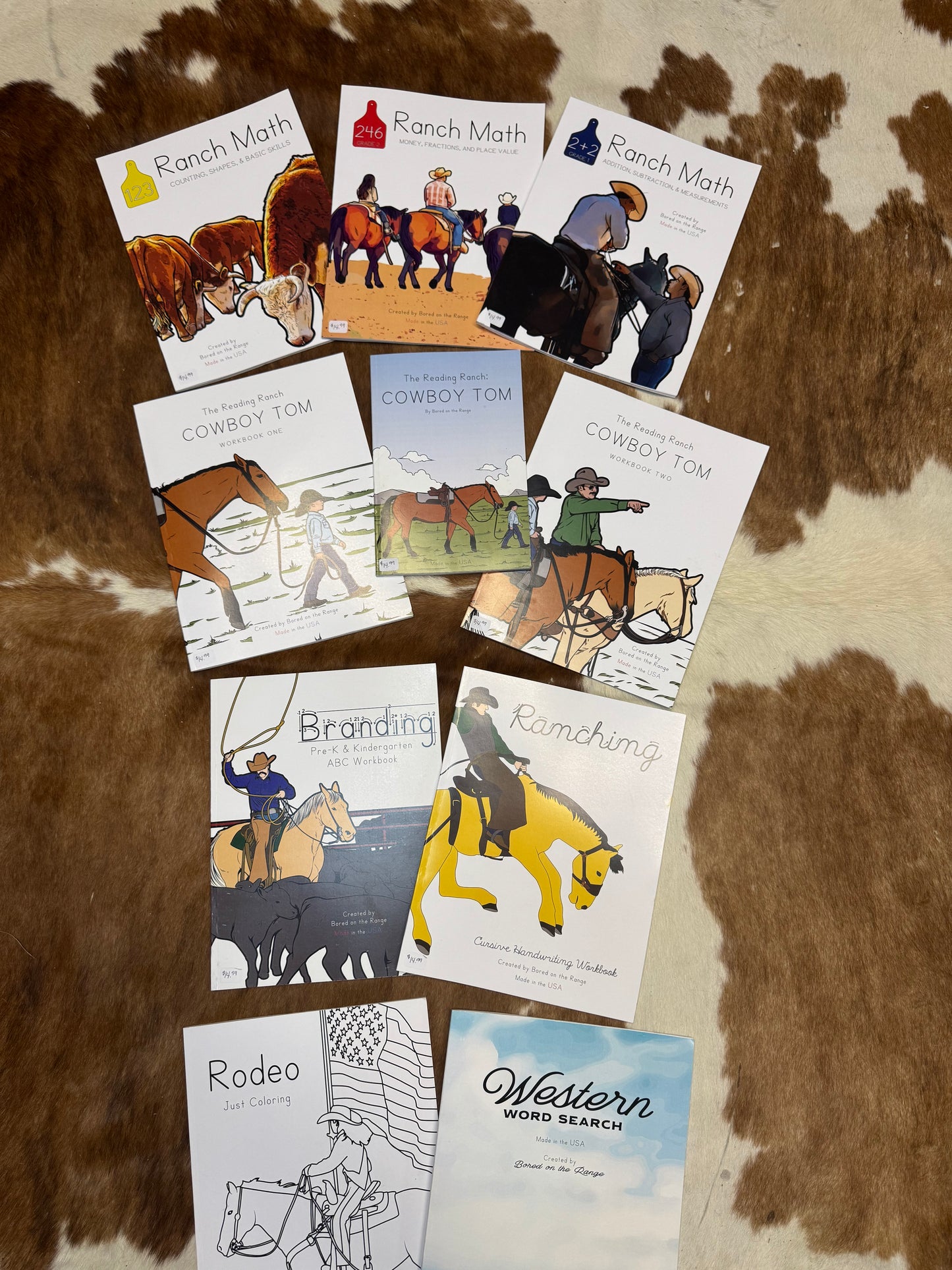 Bored On the Range Cowkid Workbooks
