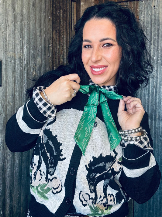 Green Bootstitch Twilly