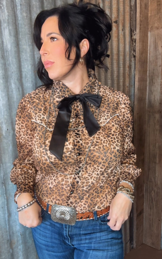 Black Textured Twilly