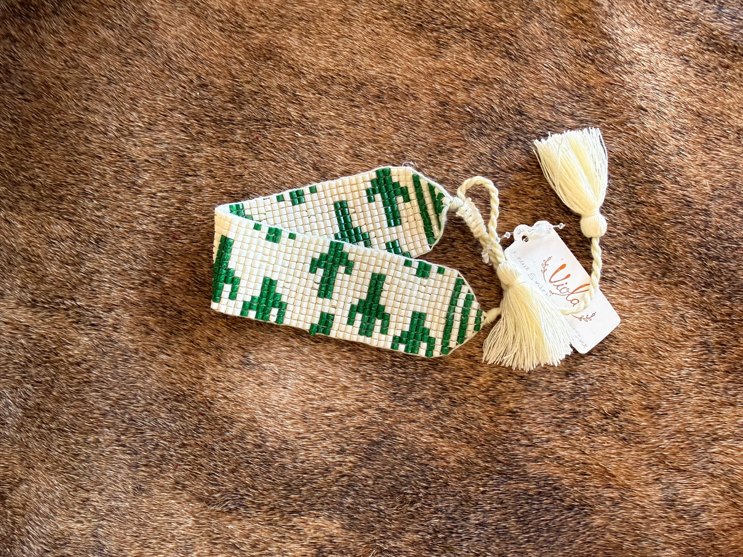 Beaded Cactus Bracelet