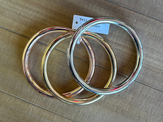 Mixed Metal Bangles
