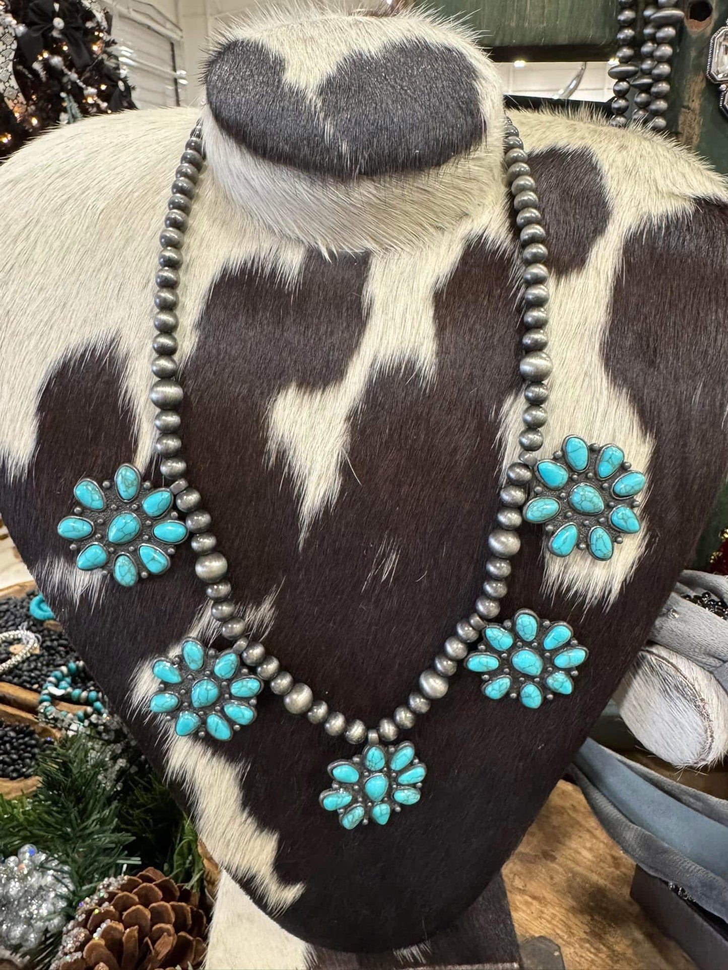 Santa Fe Necklace- Turquoise
