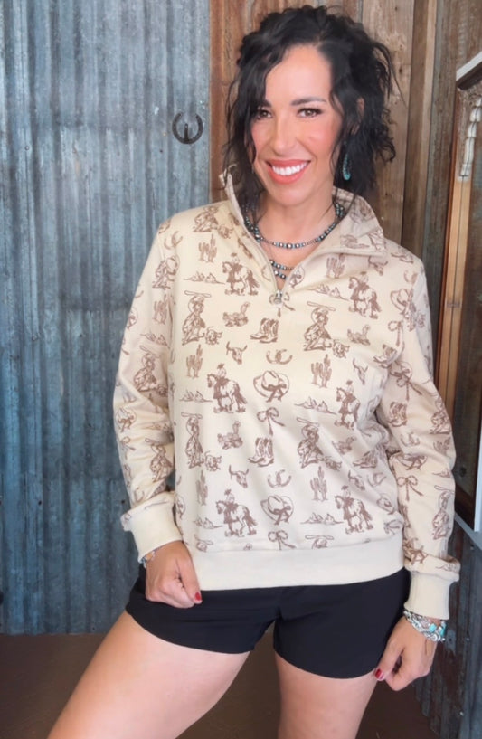 Ribbon roping 3/4 zip