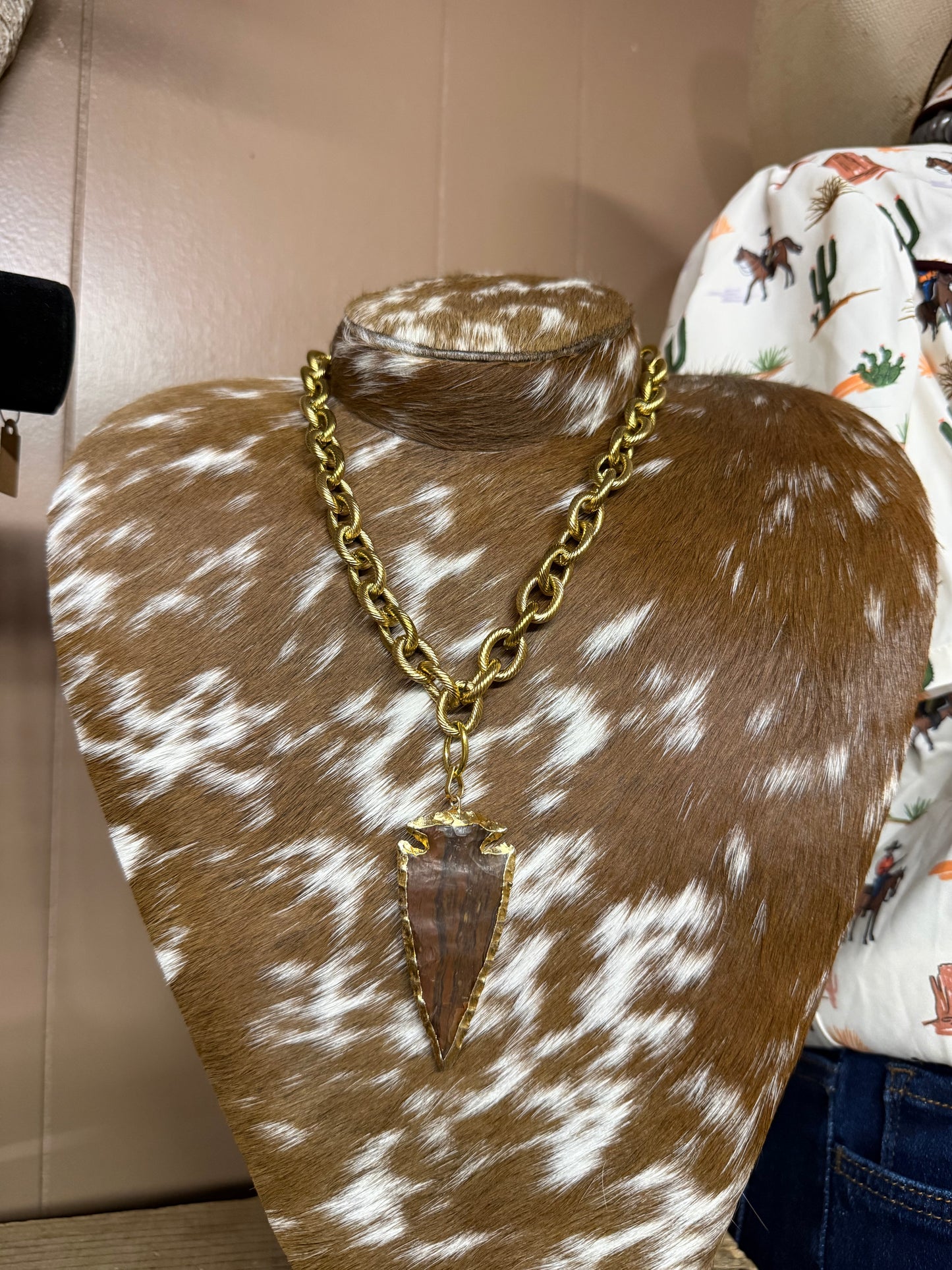 Arrow Head Link Necklace