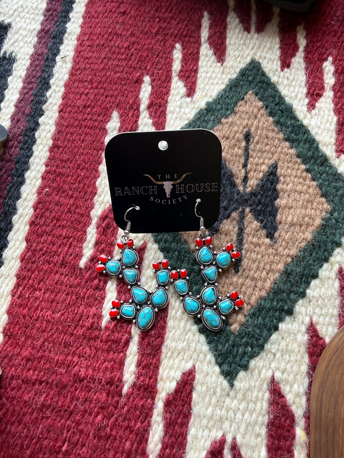 Prickly Pear Dangle Earrings