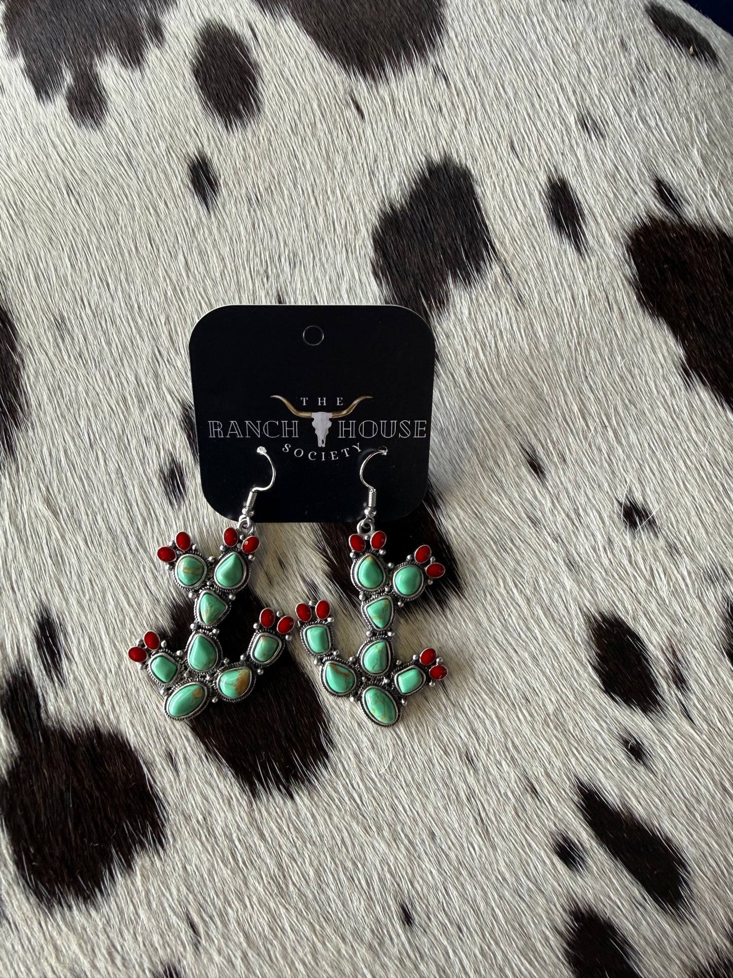 Prickly Pear Dangle Earrings