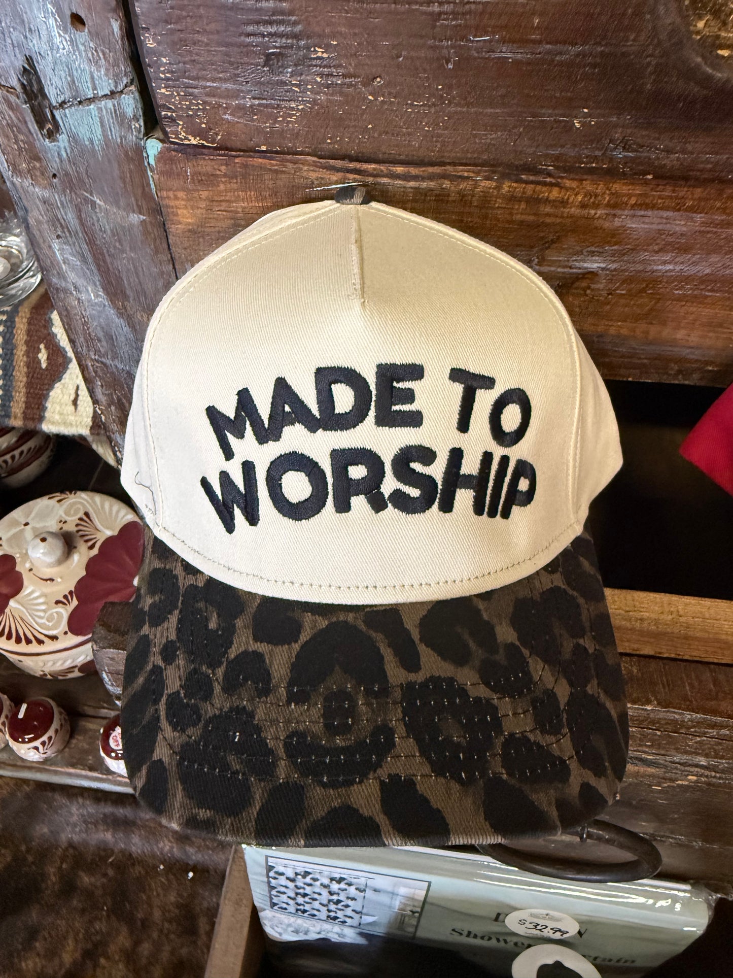 Made to Worship Hat - Leopard
