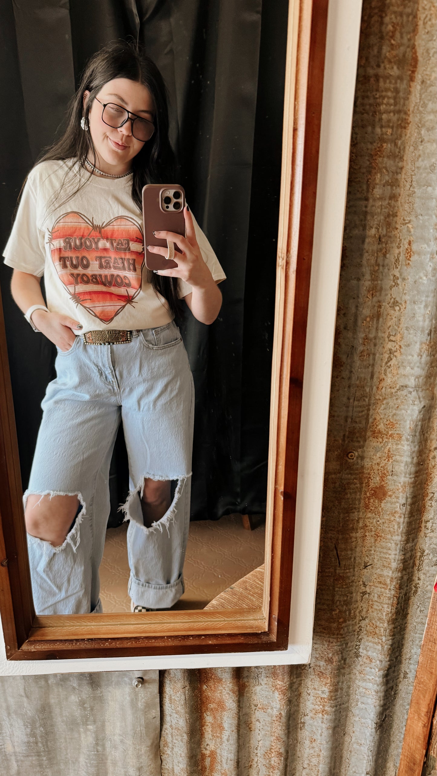Eat Your Heart Out Cowboy Tee